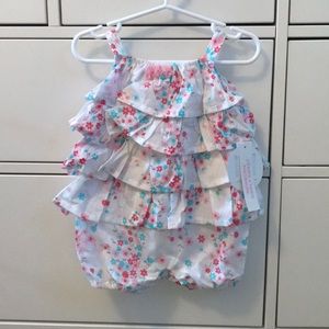 NEW with TAGS!!  Baby Girl Romper